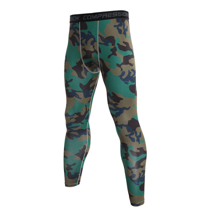 Camouflage Sports Compression Pants