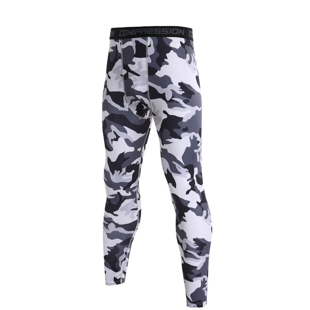 Camouflage Sports Compression Pants