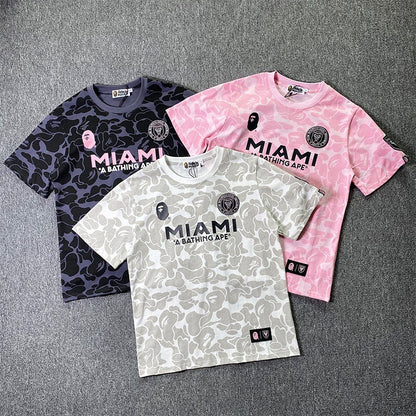 Camouflage sports short sleeve shirt