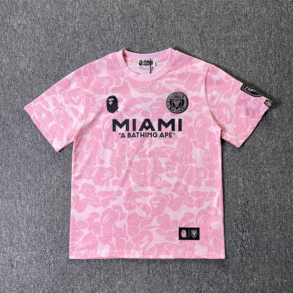 Camouflage sports short sleeve shirt