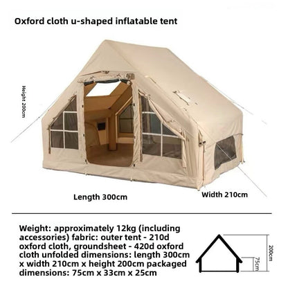 Camping inflatable tent