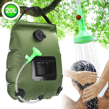 Camping shower bag