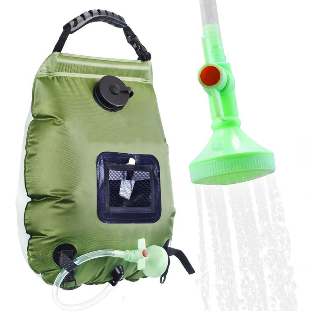 Camping shower bag