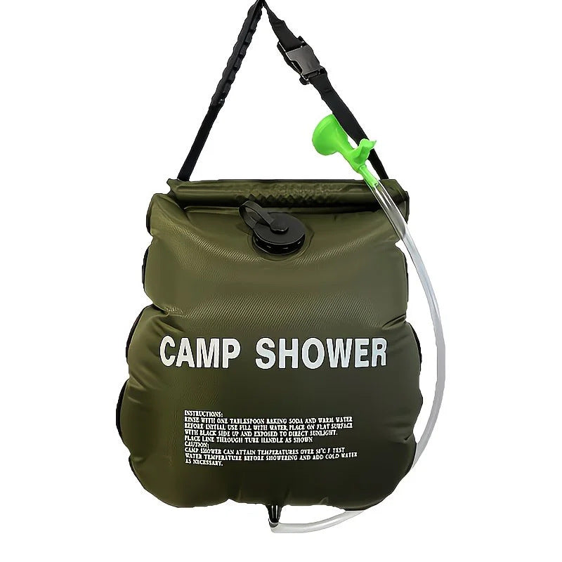 Camping shower bag