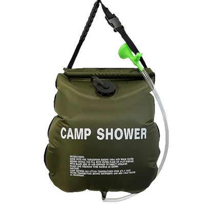 Camping shower bag
