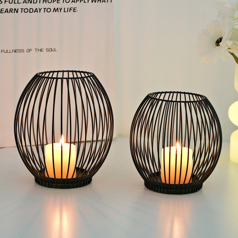 Candle Holder Base Iron Nordic Decor