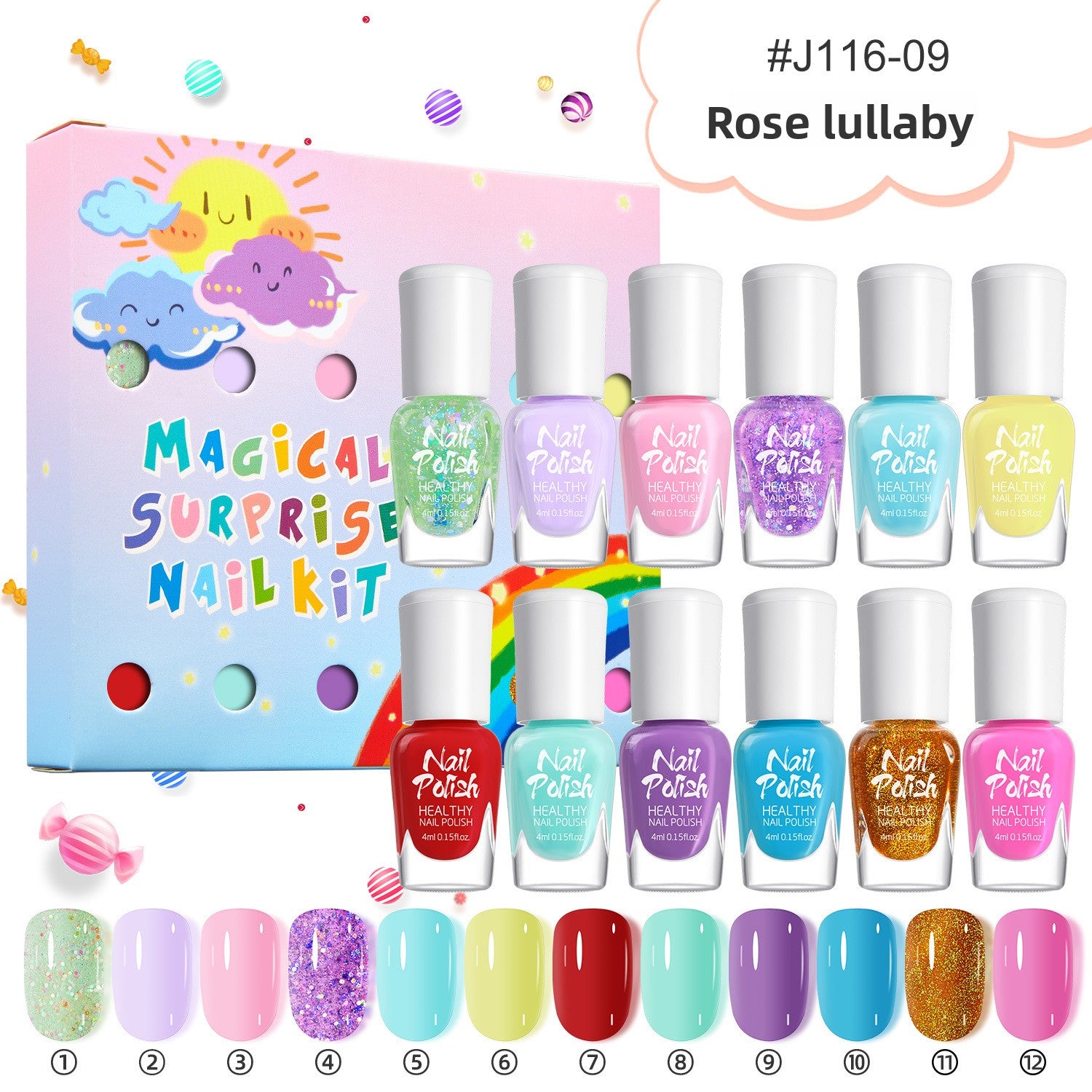 Candy Color Children Nail Polish