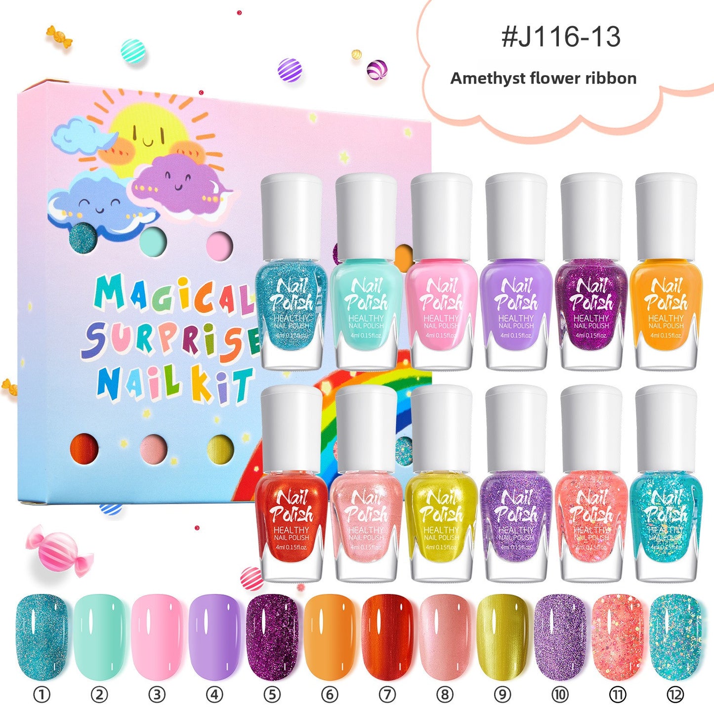 Candy Color Children Nail Polish