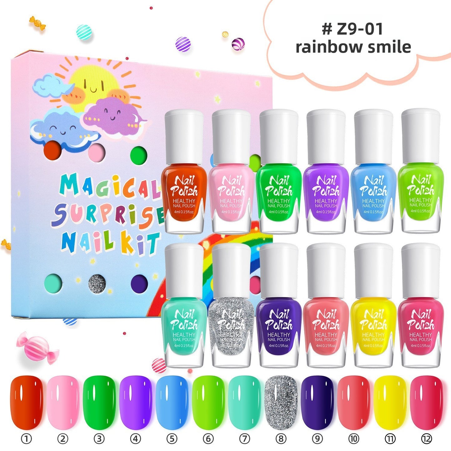 Candy Color Children Nail Polish