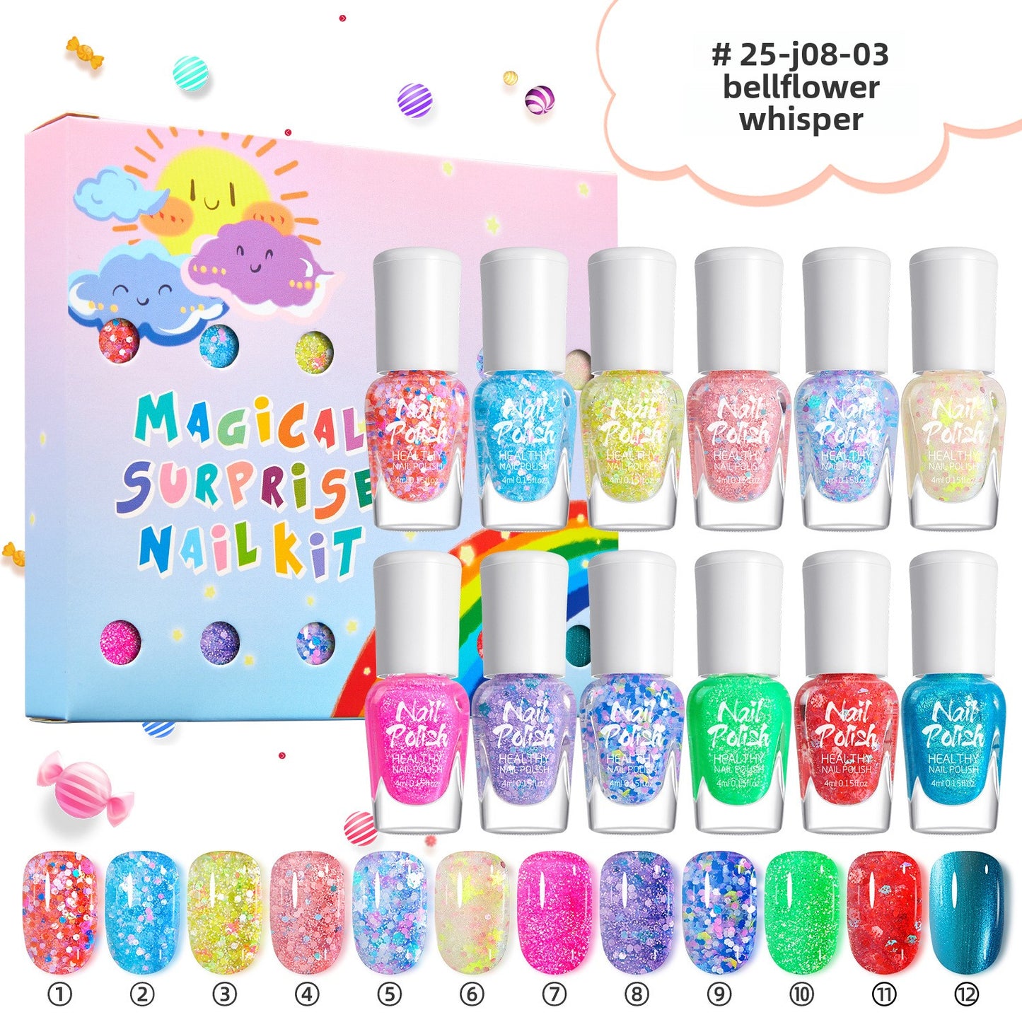 Candy Color Children Nail Polish