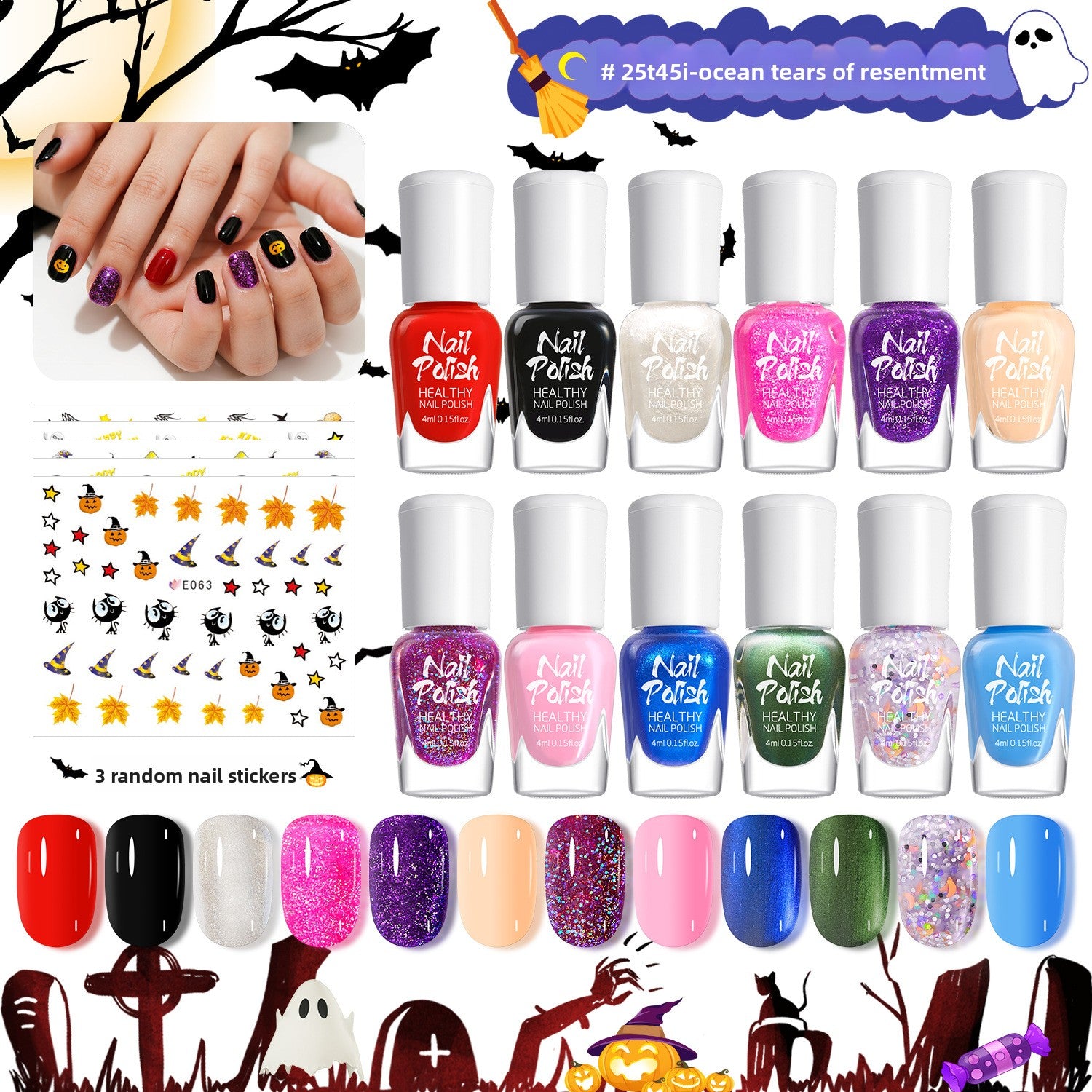 Candy Color Children Nail Polish