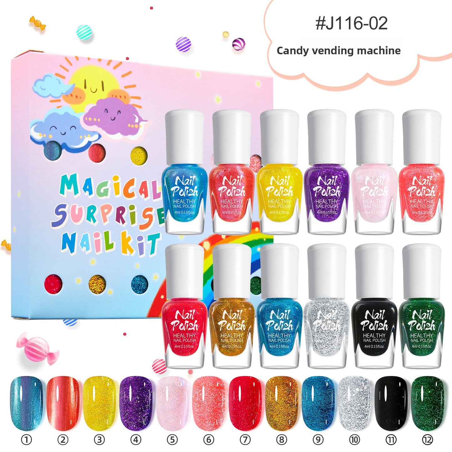 Candy Color Children Nail Polish