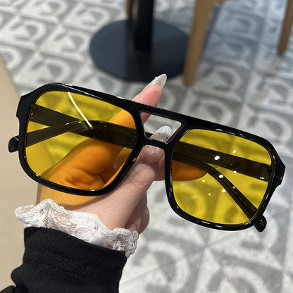 Candy Color Double Beam Sunglasses
