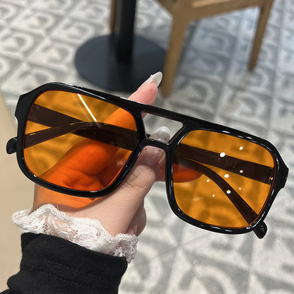 Candy Color Double Beam Sunglasses