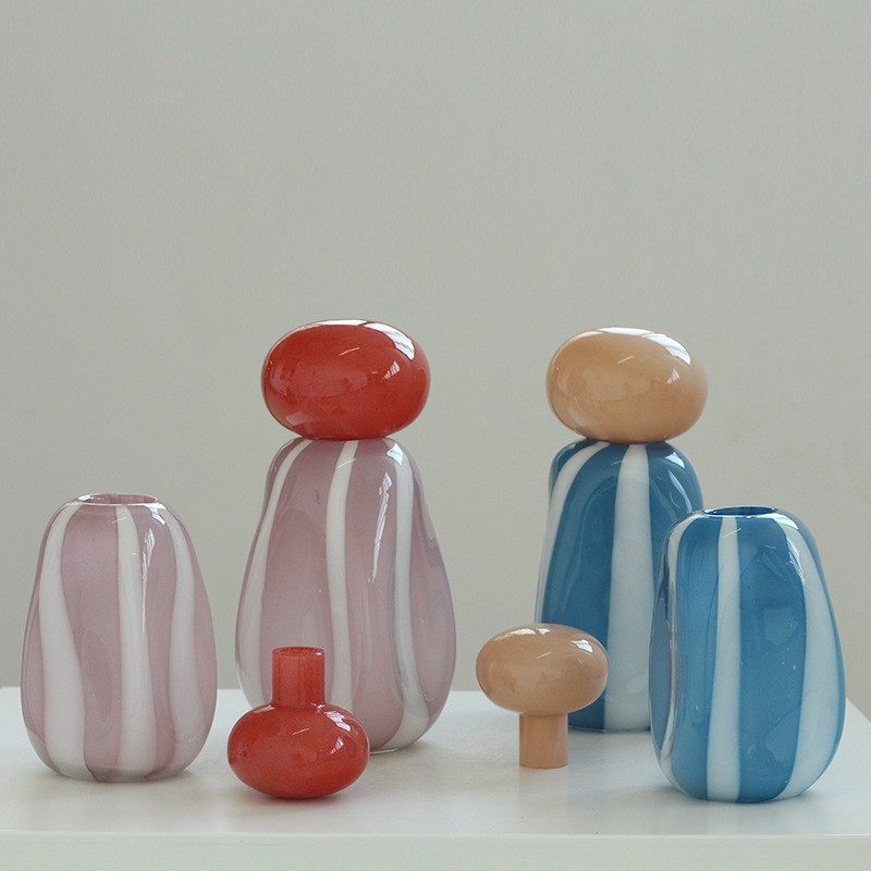 Candy Color Glass Aromatherapy Vessel