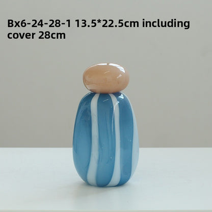 Candy Color Glass Aromatherapy Vessel