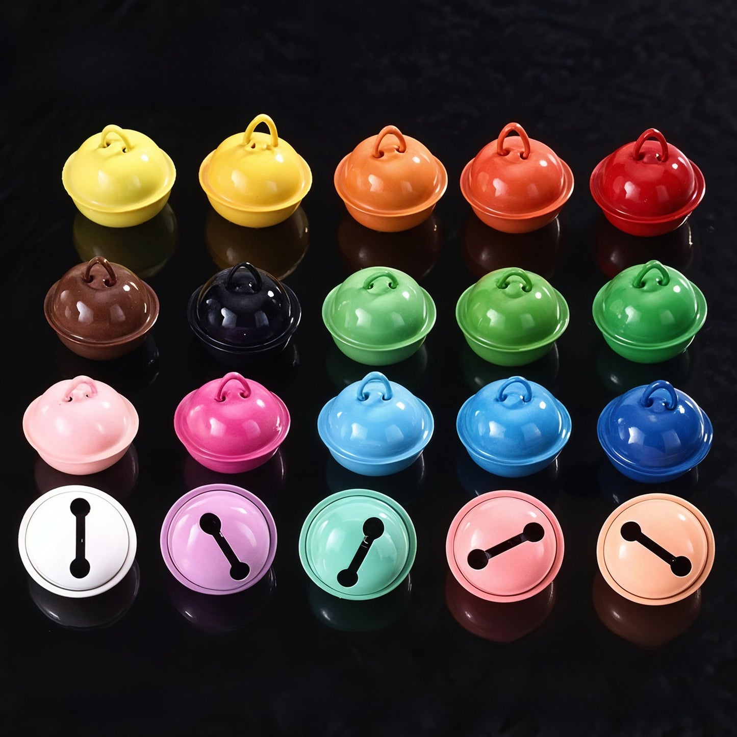 Candy-Colored Painted Bells