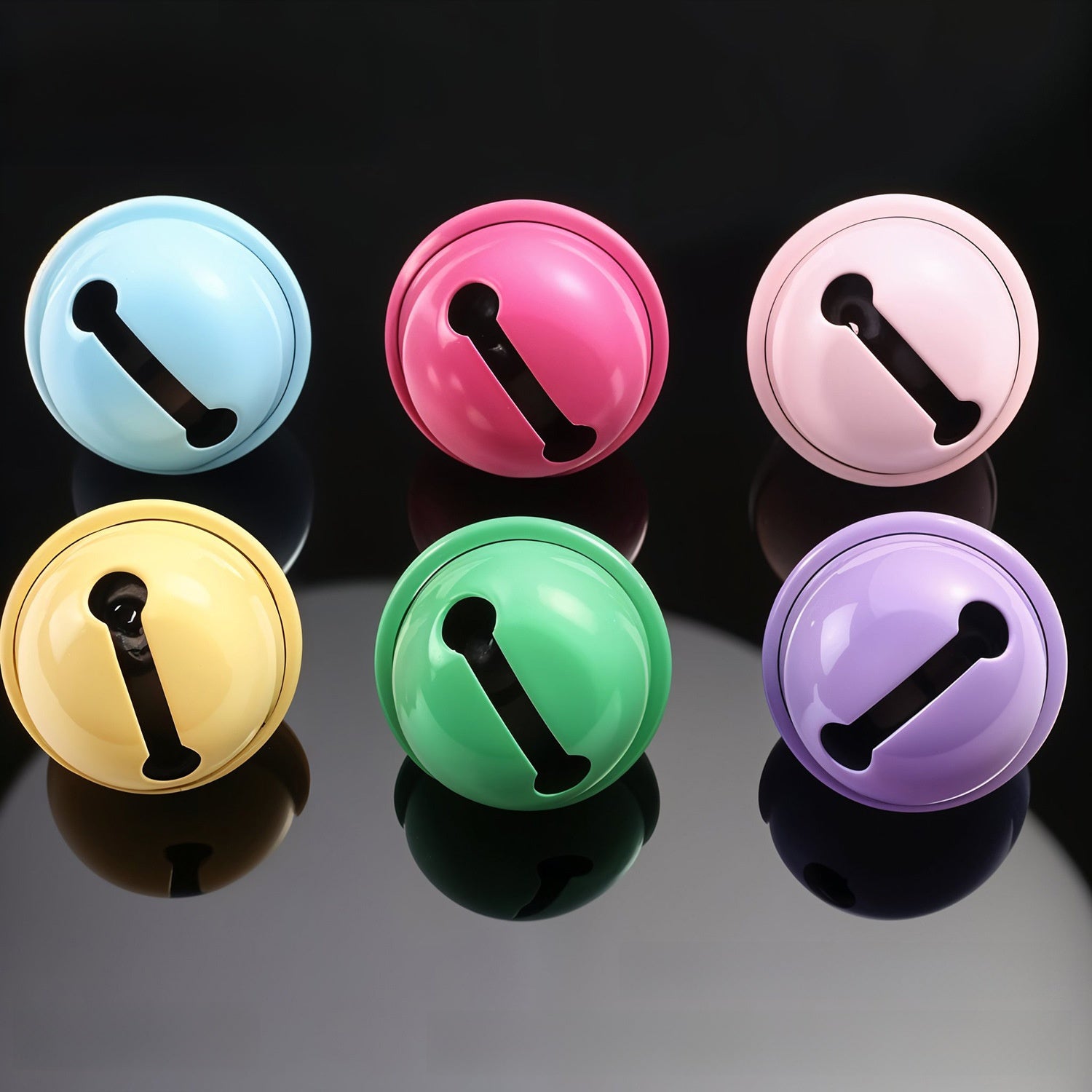 Candy-Colored Painted Bells
