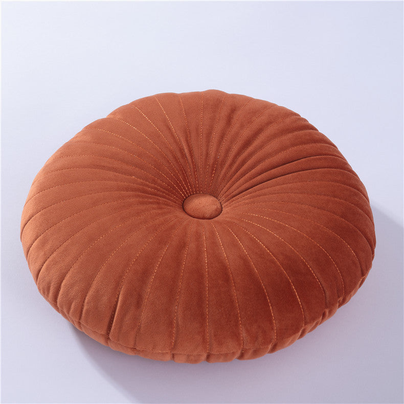 Candy-colored round pumpkin pillow
