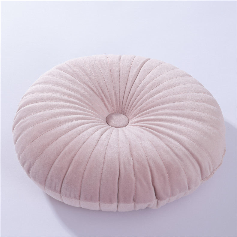 Candy-colored round pumpkin pillow