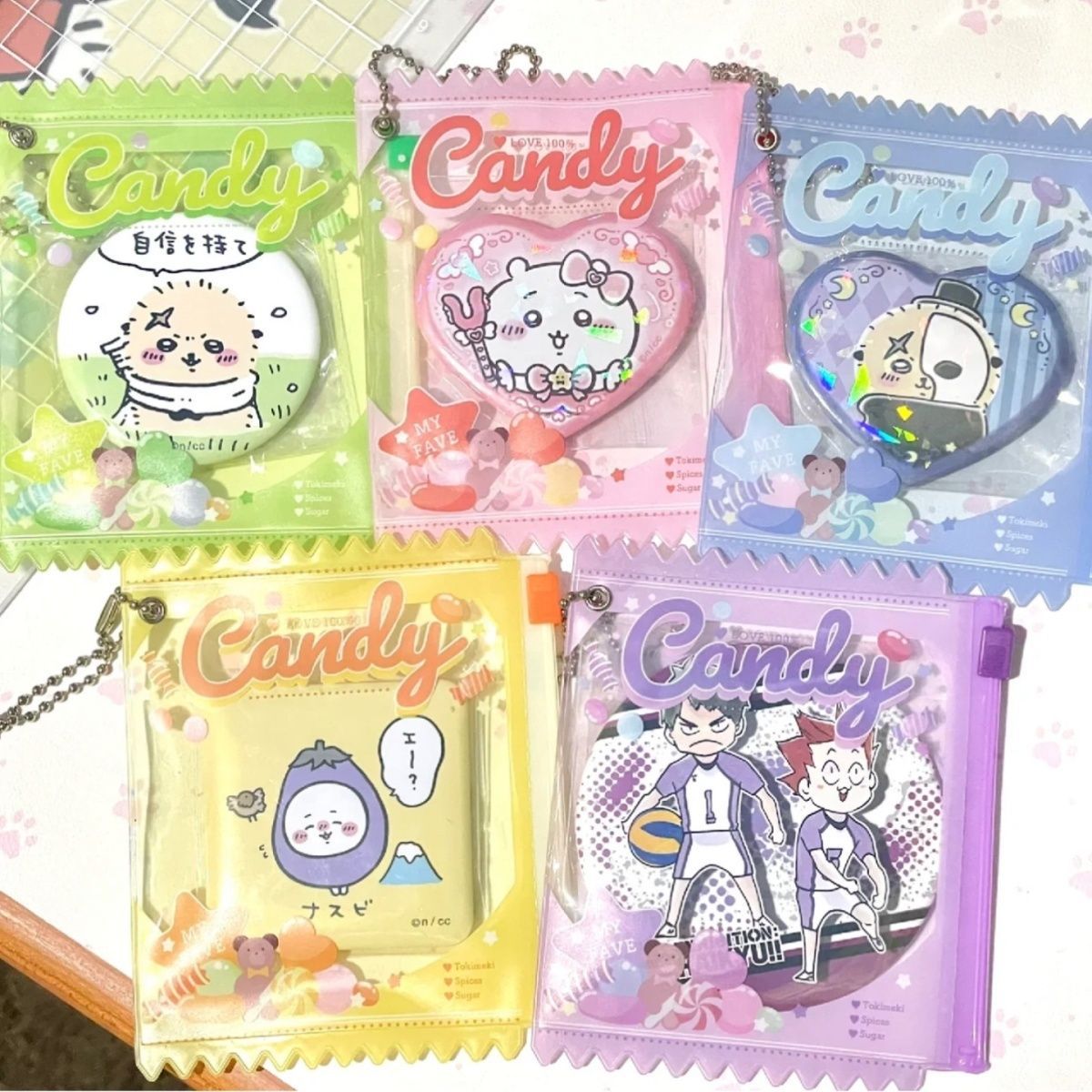 Candy Themed PVC Storage Bag