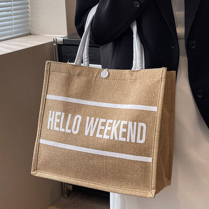 Canvas Bag with Large Capacity