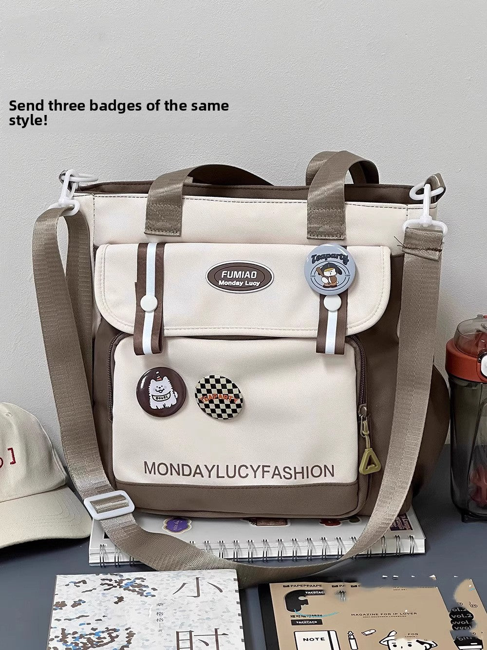 Canvas Crossbody Bag