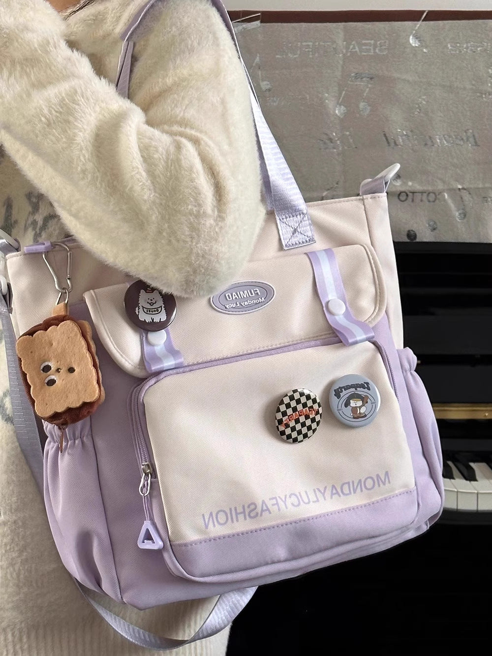 Canvas Crossbody Bag