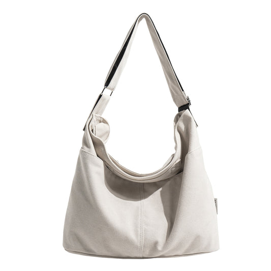 Canvas Crossbody Bag with Large Capacity
