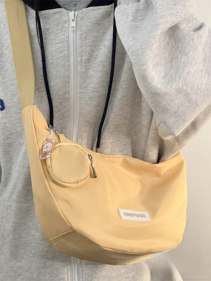 Canvas Crossbody Shoulder Bag