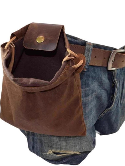Canvas foraging bag