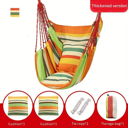 Canvas Hanging Chair with Storage Bag