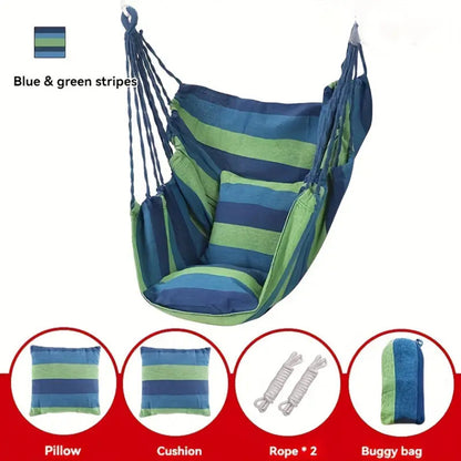 Canvas Hanging Chair with Storage Bag