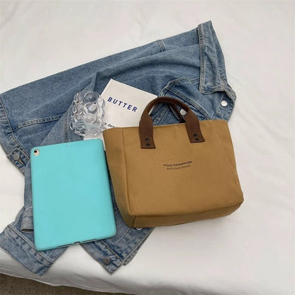 Canvas Lunch Tote Bag