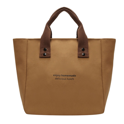 Canvas Lunch Tote Bag
