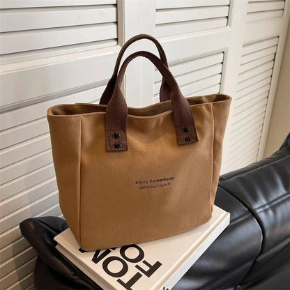Canvas Lunch Tote Bag