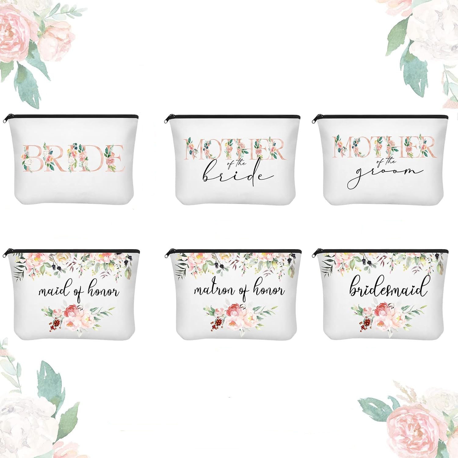 Canvas makeup bag