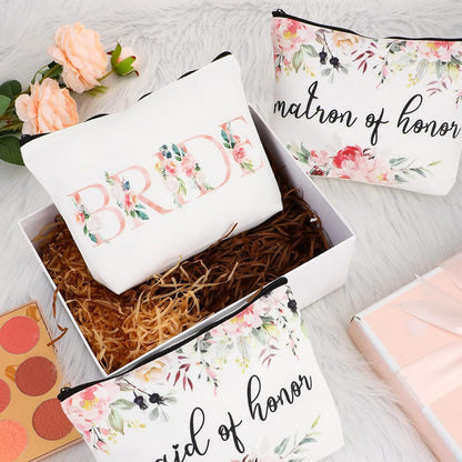 Canvas makeup bag