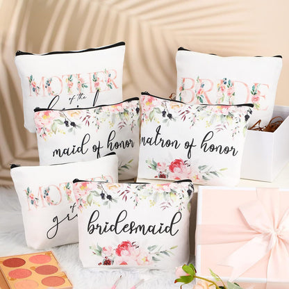 Canvas makeup bag