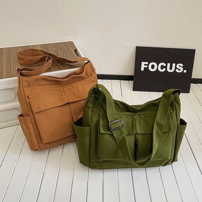 Canvas Messenger Bag
