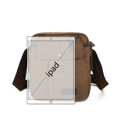canvas messenger bag