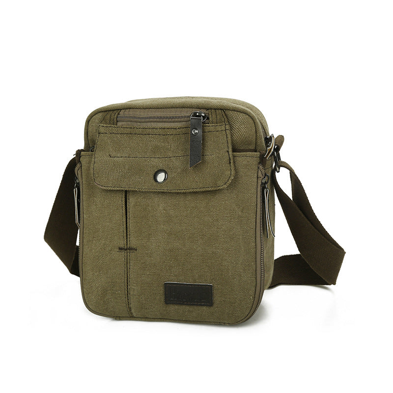 canvas messenger bag