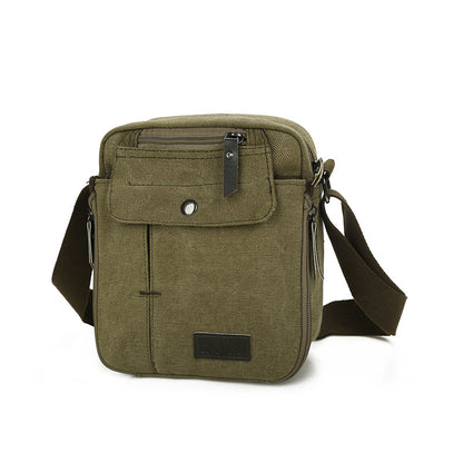 canvas messenger bag