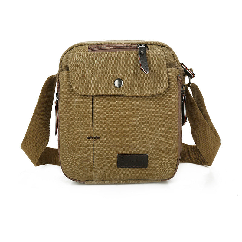 canvas messenger bag