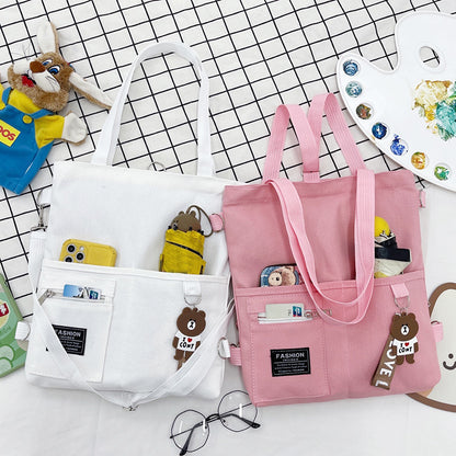 canvas shoulder bag
