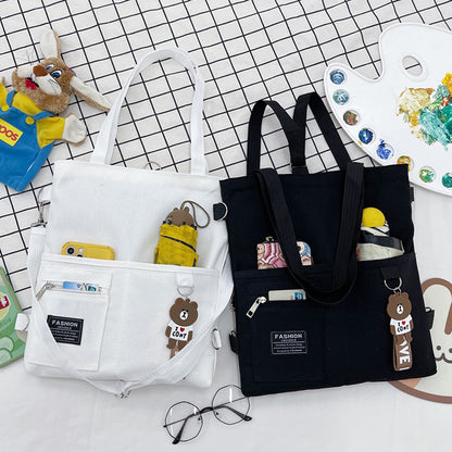 canvas shoulder bag