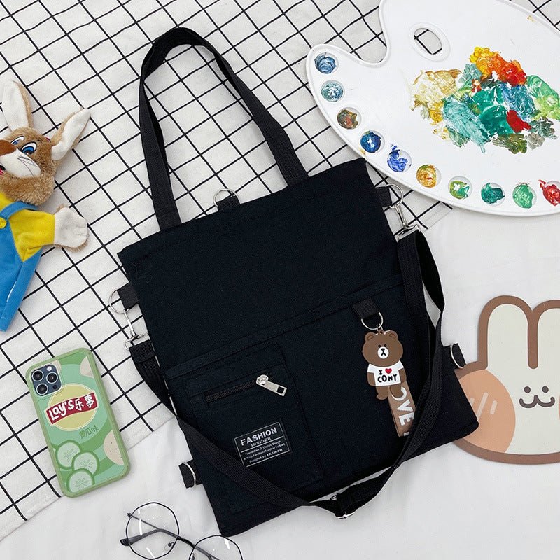 canvas shoulder bag