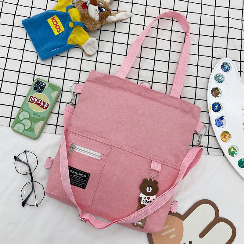 canvas shoulder bag