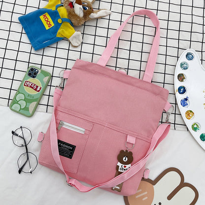 canvas shoulder bag