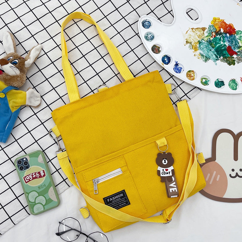 canvas shoulder bag